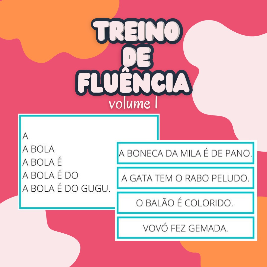 TREINO DE FLUÊNCIA – VOLUME 1