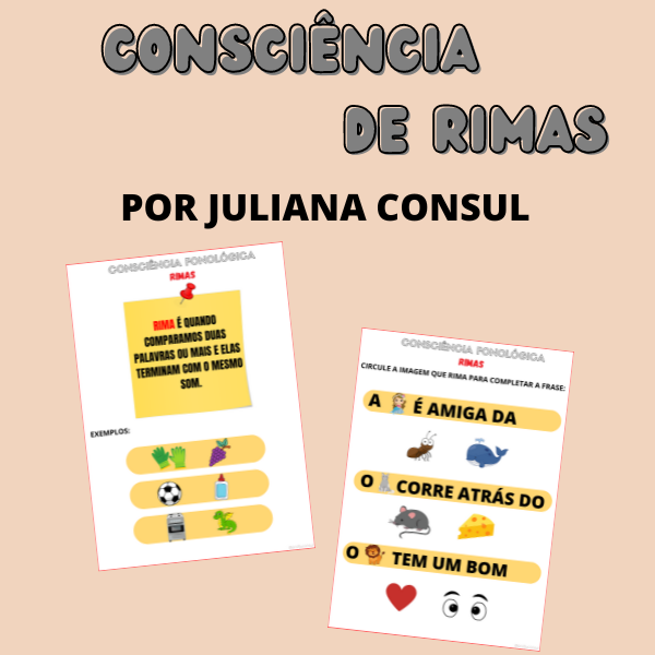 CONSCIÊNCIA DE RIMAS