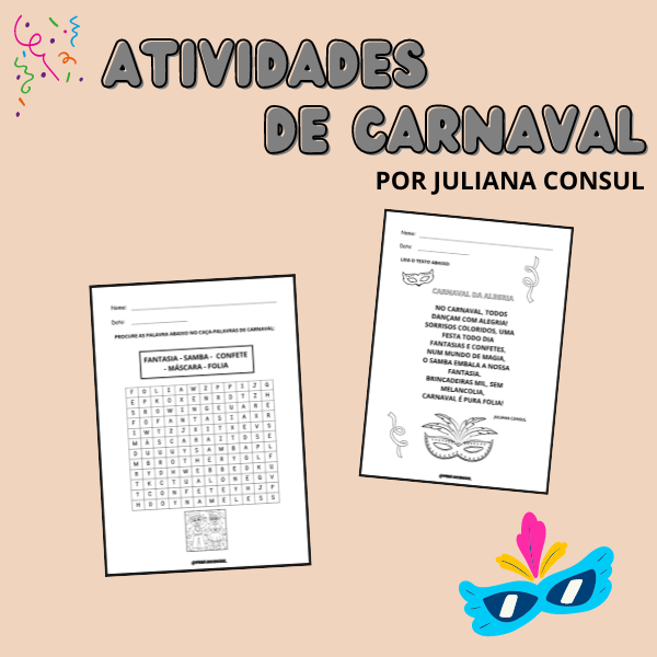 ATIVIDADES DE CARNAVAL