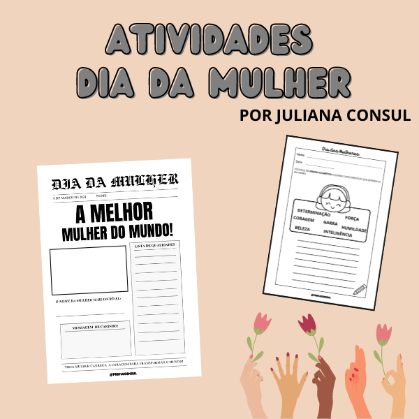 ATIVIDADES DIA DAS MULHERES