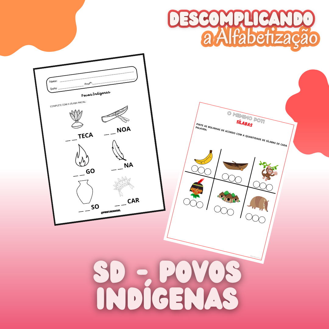 COMBO DE ATIVIDADES – POVOS INDÍGENAS