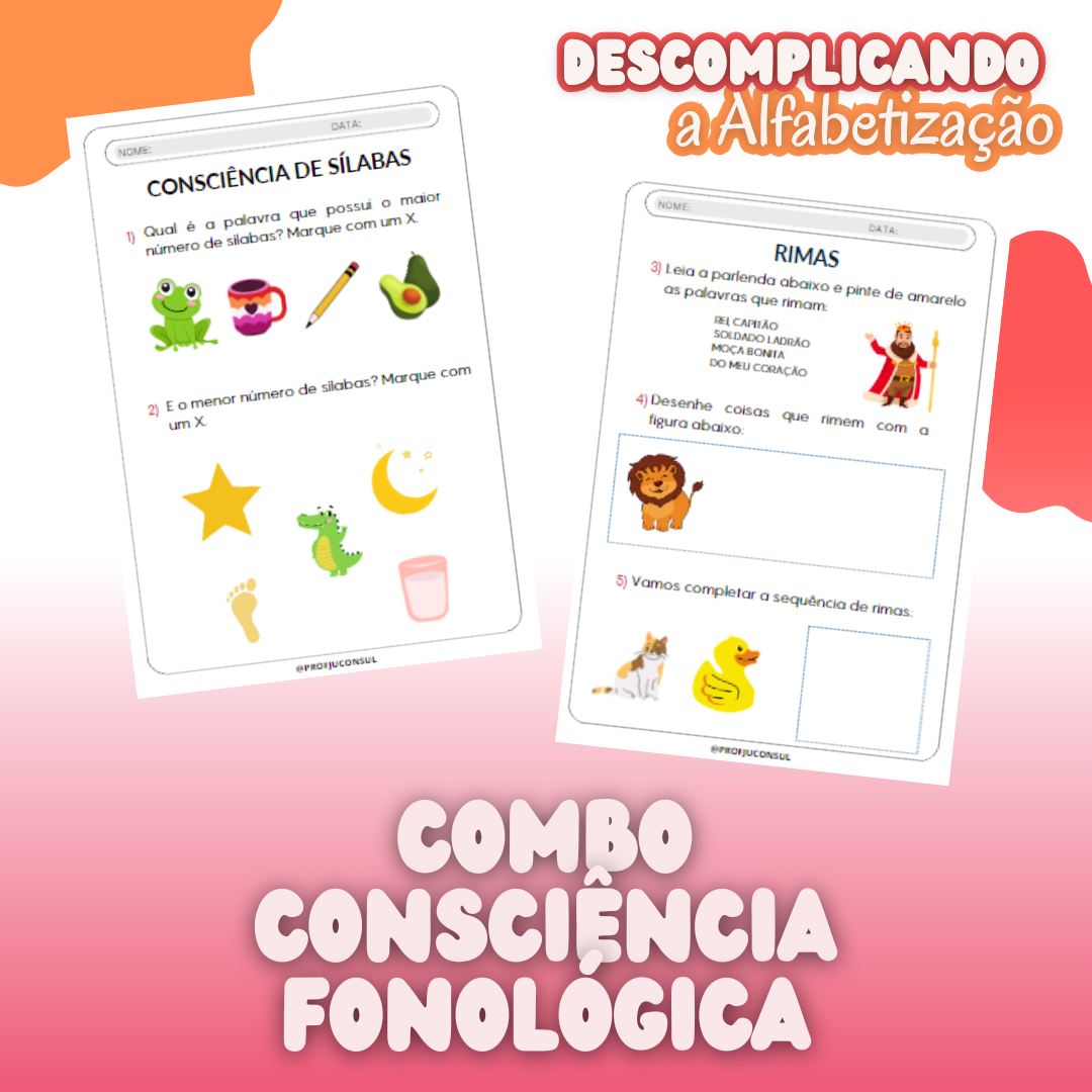 COMBO CONSCIÊNCIA FONOLÓGICA