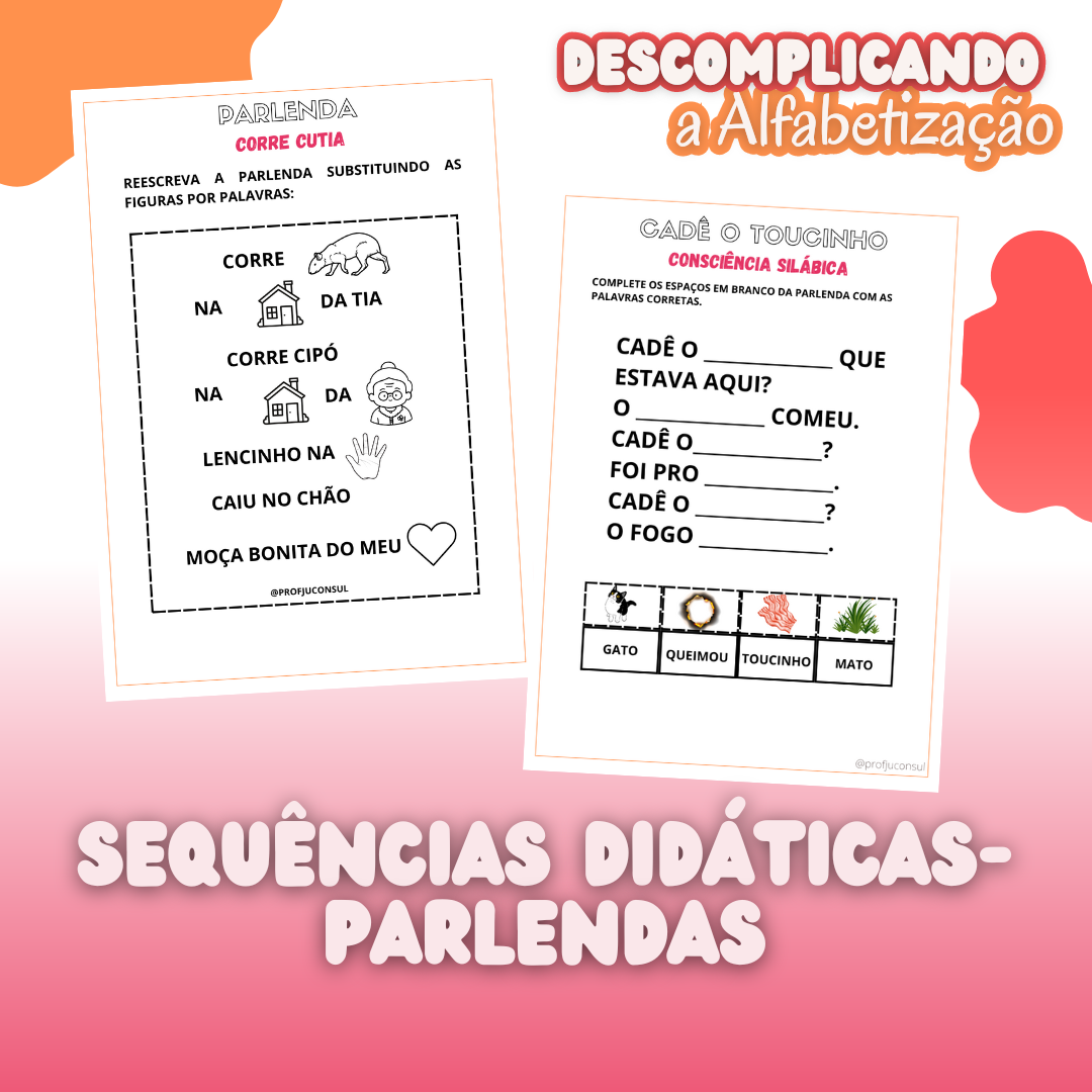 COMBO – SEQUÊNCIAS DIDÁTICAS PARLENDAS