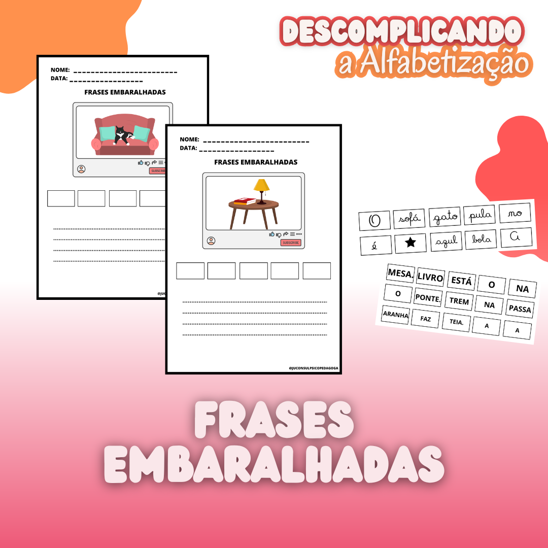 FRASES EMBARALHADAS